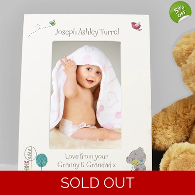 Tiny Tatty Teddy Cuddle Bug White 6x4 Frame